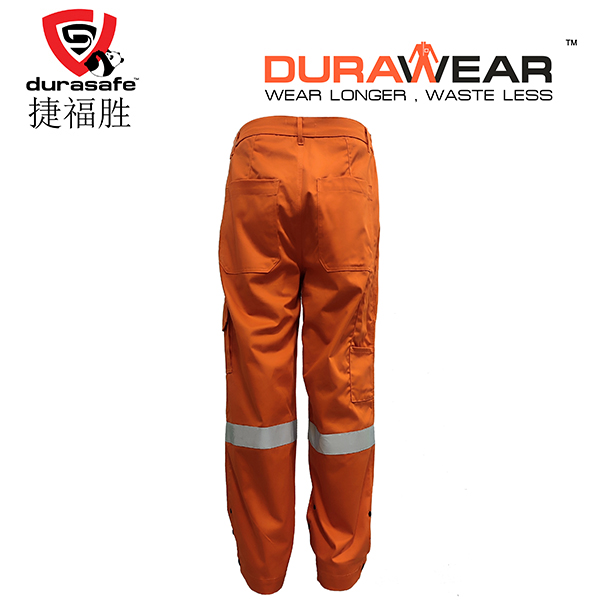 FLAMEBUSTER JP Antistatic FR Cotton Zip Jacket & Pants Orange