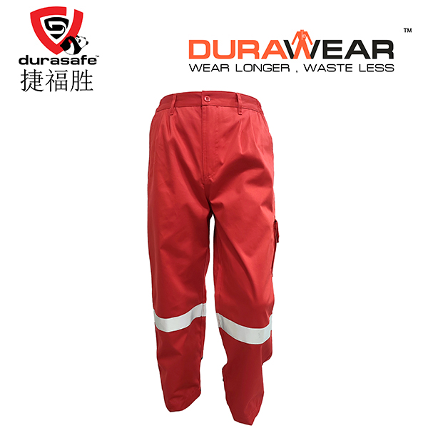 FLAMEBUSTER JP Antistatic FR Cotton Zip Jacket & Pants Red