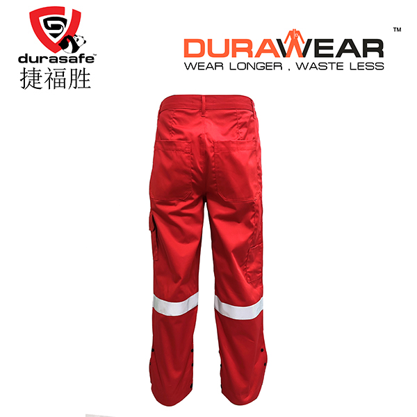 FLAMEBUSTER JP Antistatic FR Cotton Zip Jacket & Pants Red